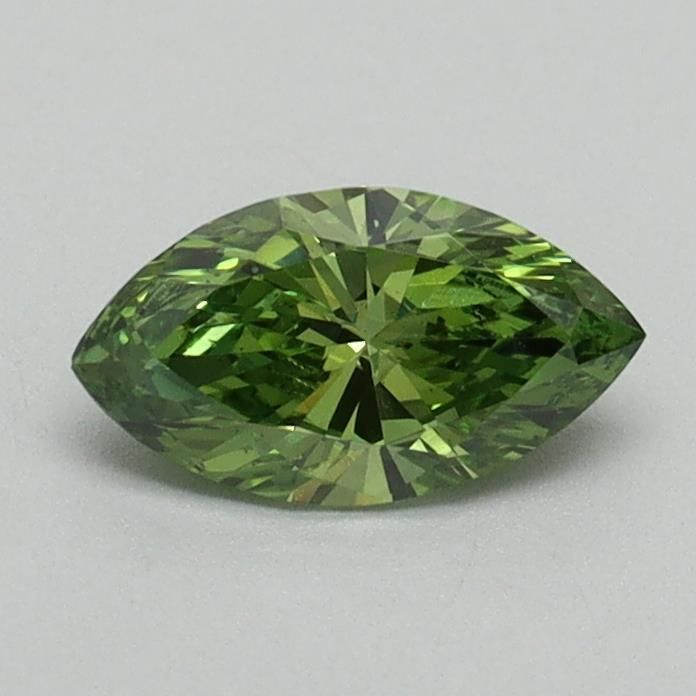 0.5 CT Fancy Vivid Green MARQUISE