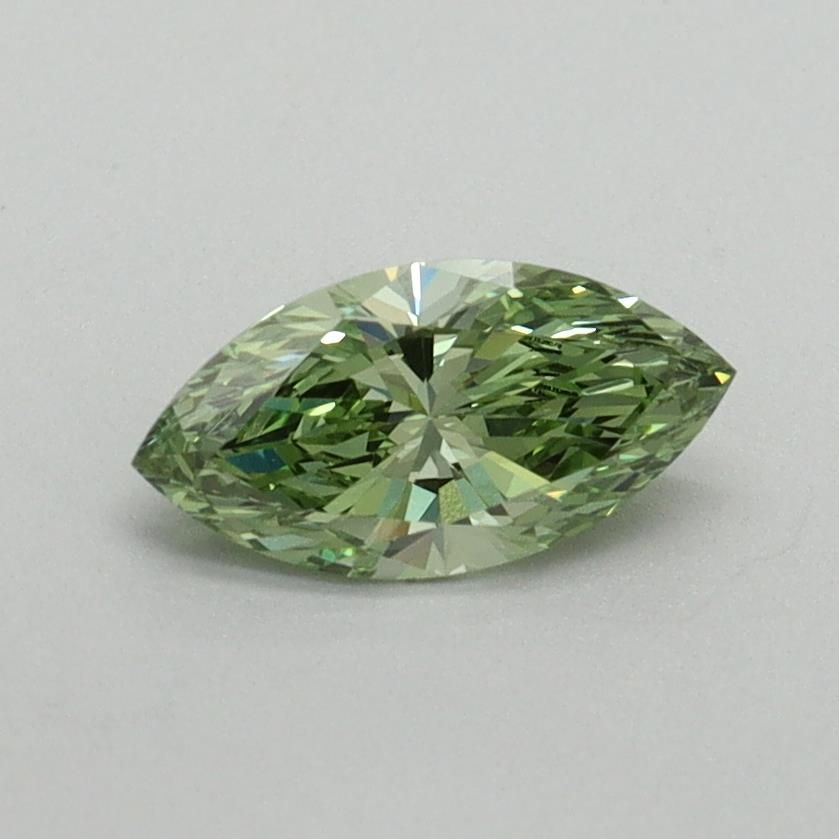 0.55 CT Fancy Vivid Green MARQUISE