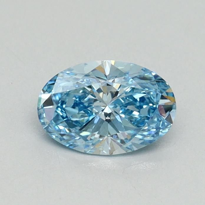 0.5 CT Fancy Vivid Blue OVAL