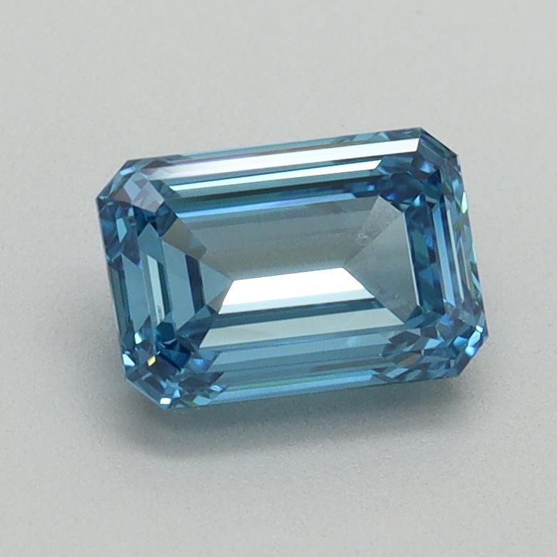 1.09 CT Fancy Vivid Blue EMERALD