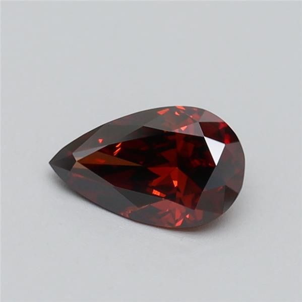 0.55 CT Fancy Vivid Brownish Orange PEAR