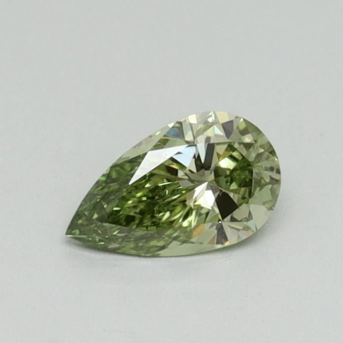 0.3 CT Fancy Vivid Green PEAR