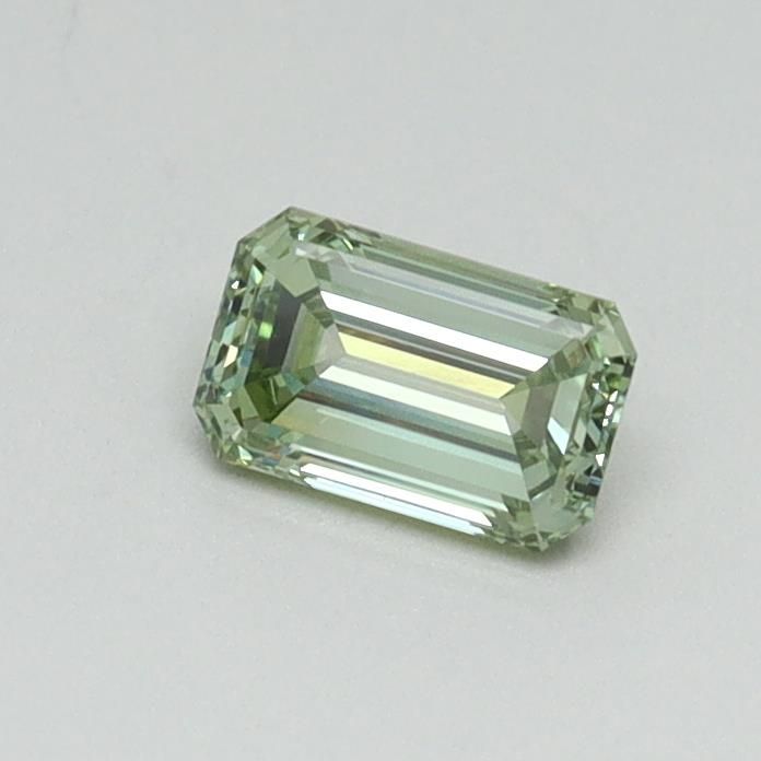 0.38 CT Fancy Vivid Green EMERALD