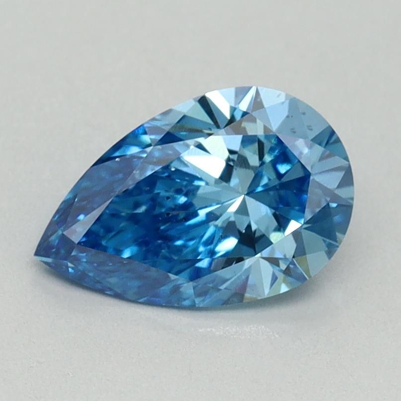 1.01 CT Fancy Vivid Blue PEAR