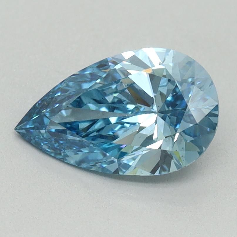 1.17 CT Fancy Vivid Blue PEAR