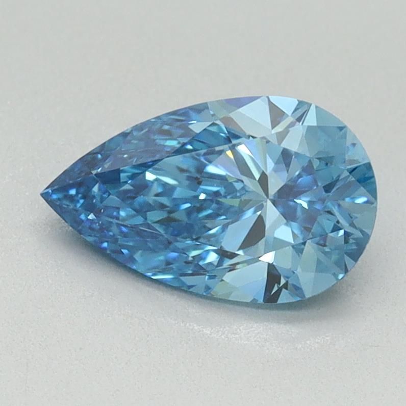 1.01 CT Fancy Vivid Blue PEAR