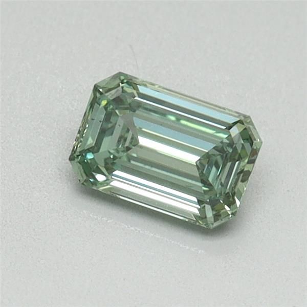 0.44 CT Fancy Vivid Green EMERALD