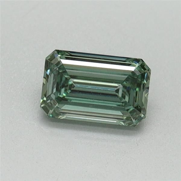0.44 CT Fancy Vivid Green EMERALD