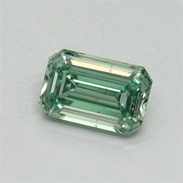 0.43 CT Fancy Vivid Green EMERALD