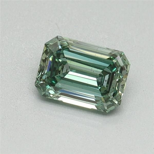 0.47 CT Fancy Vivid Green EMERALD