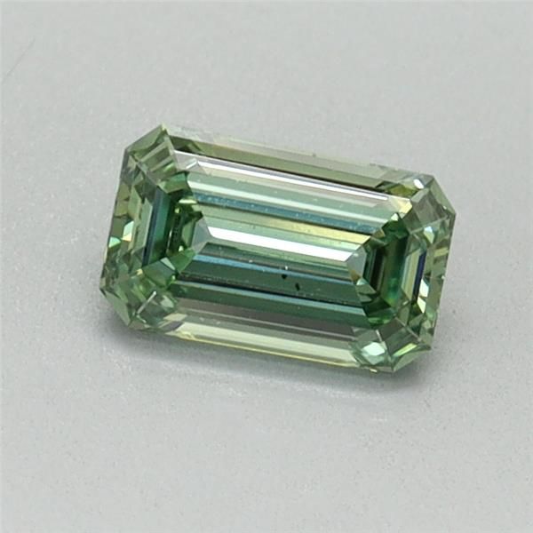 0.48 CT Fancy Vivid Green EMERALD