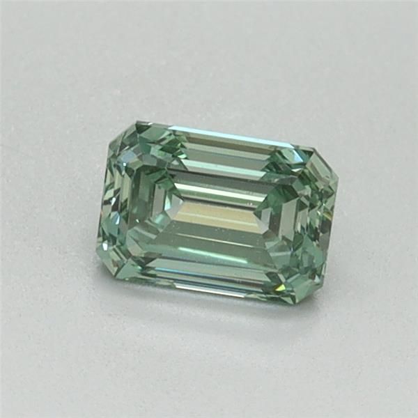 0.46 CT Fancy Vivid Green EMERALD
