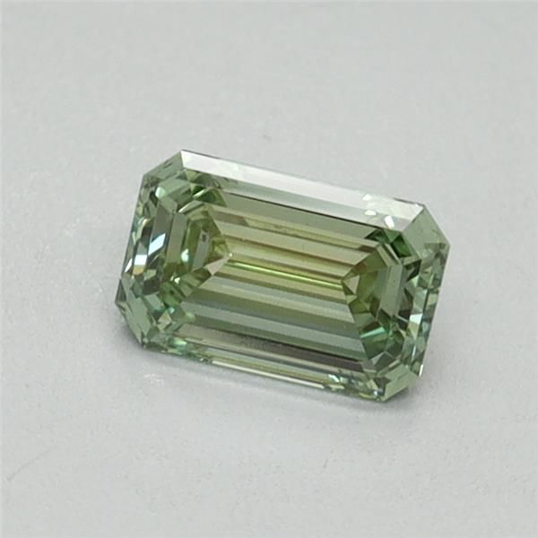 0.43 CT Fancy Vivid Green EMERALD