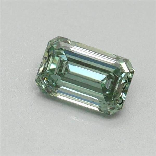 0.45 CT Fancy Vivid Green EMERALD