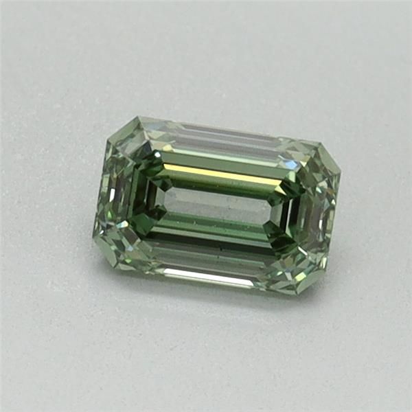 0.42 CT Fancy Vivid Green EMERALD