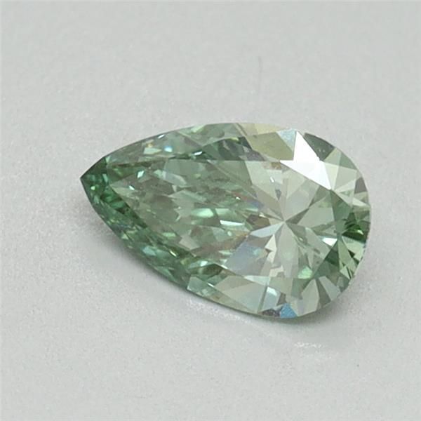0.4 CT Fancy Vivid Green PEAR
