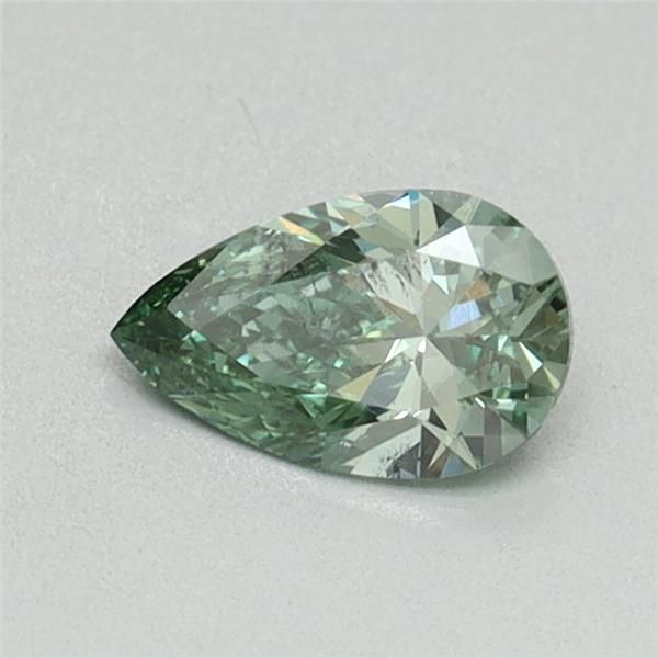 0.4 CT Fancy Vivid Green PEAR