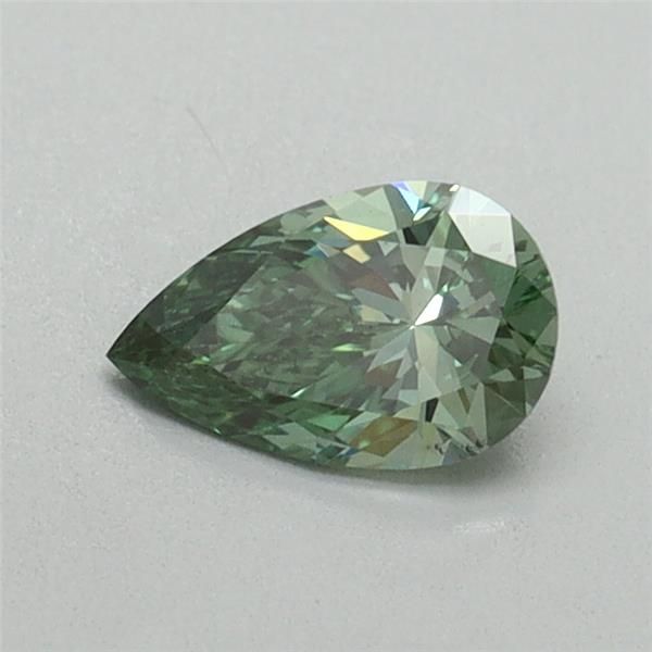 0.4 CT Fancy Vivid Green PEAR