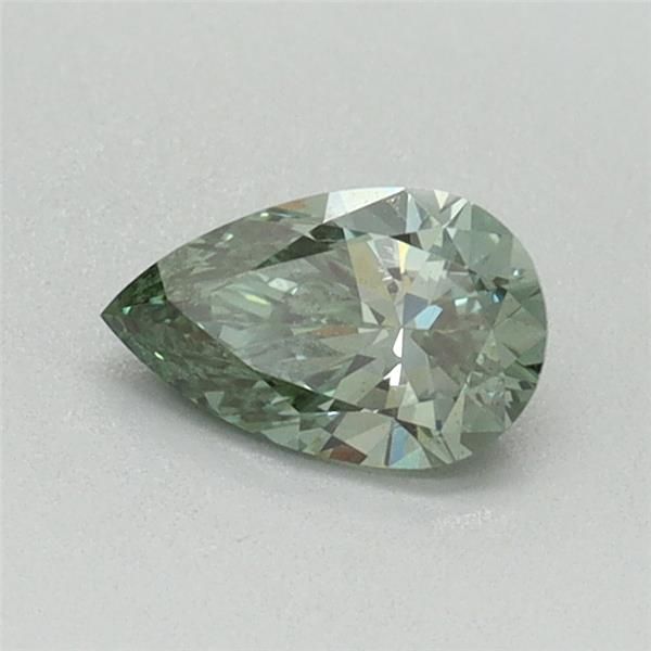 0.4 CT Fancy Vivid Green PEAR