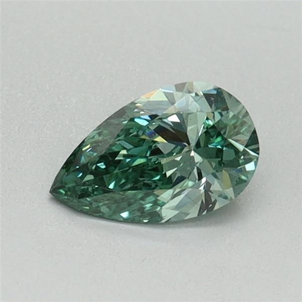 0.4 CT Fancy Vivid Green PEAR