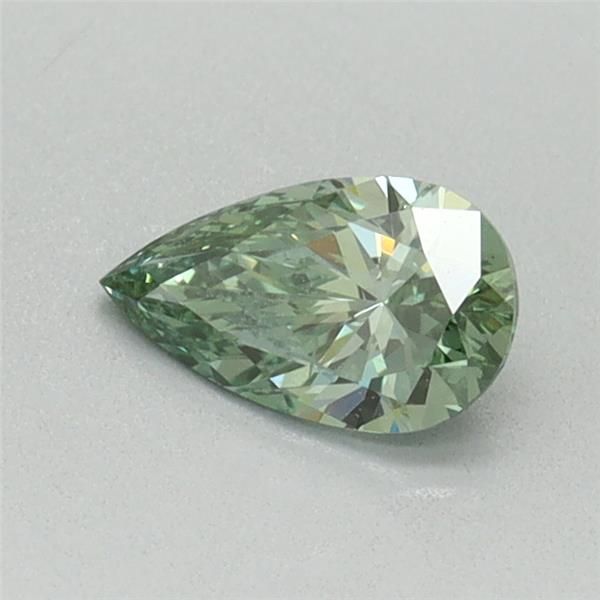 0.4 CT Fancy Vivid Green PEAR