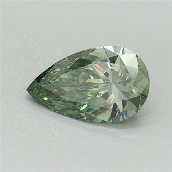 0.4 CT Fancy Vivid Green PEAR