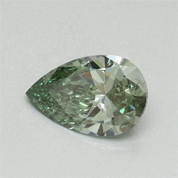 0.4 CT Fancy Vivid Green PEAR