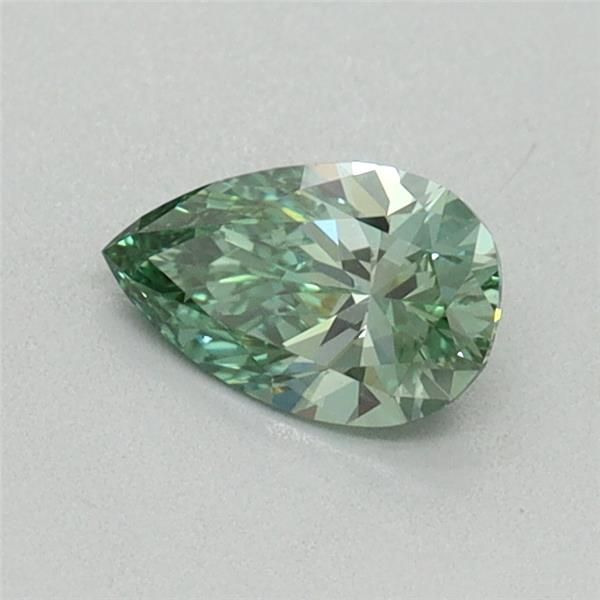 0.4 CT Fancy Vivid Green PEAR