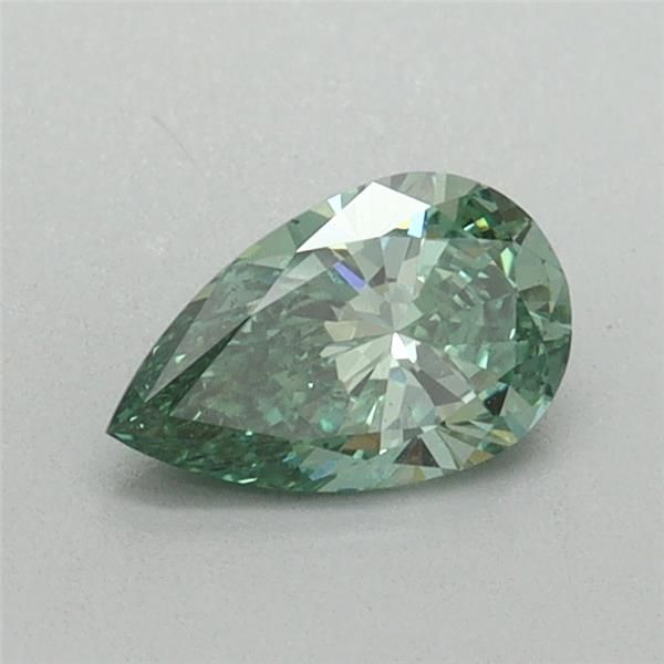 0.43 CT Fancy Vivid Green PEAR