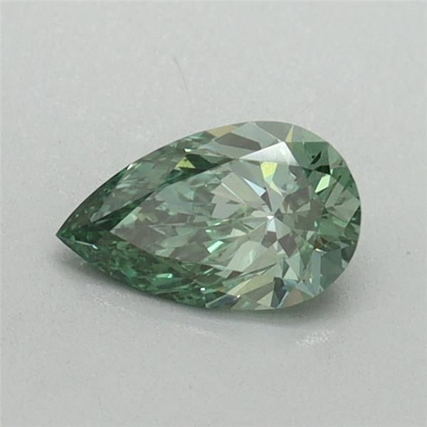 0.4 CT Fancy Vivid Green PEAR
