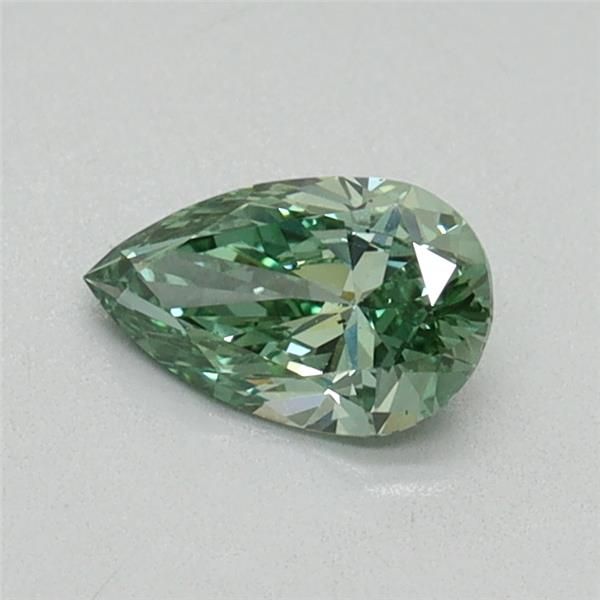0.4 CT Fancy Vivid Green PEAR
