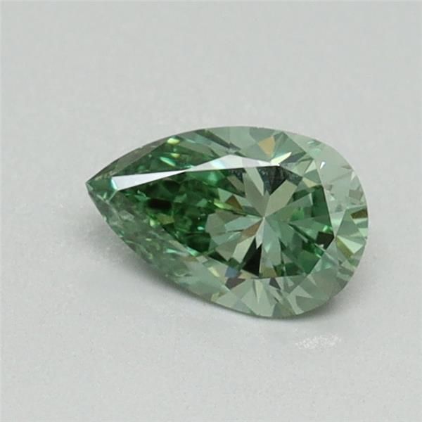 0.4 CT Fancy Vivid Green PEAR