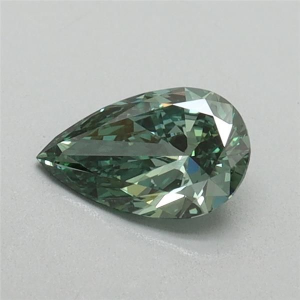 0.4 CT Fancy Vivid Green PEAR