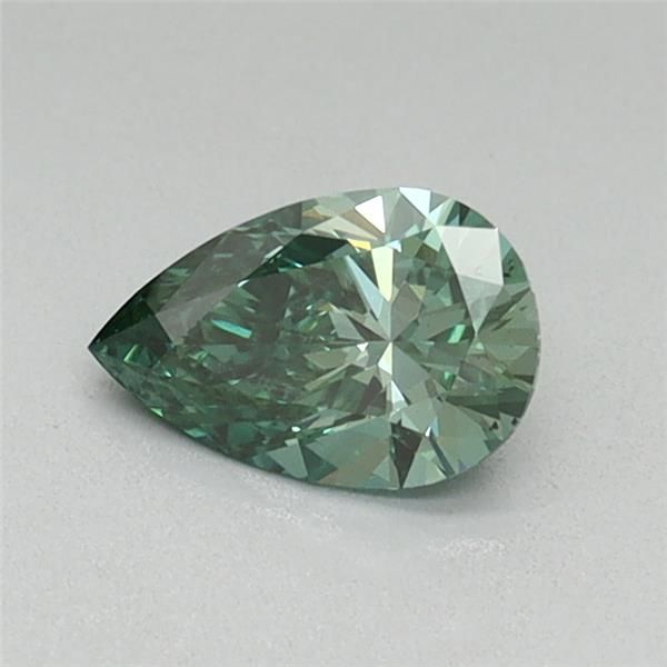 0.4 CT Fancy Vivid Green PEAR