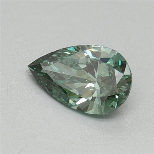 0.4 CT Fancy Vivid Green PEAR