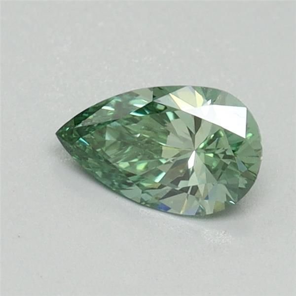 0.4 CT Fancy Vivid Green PEAR