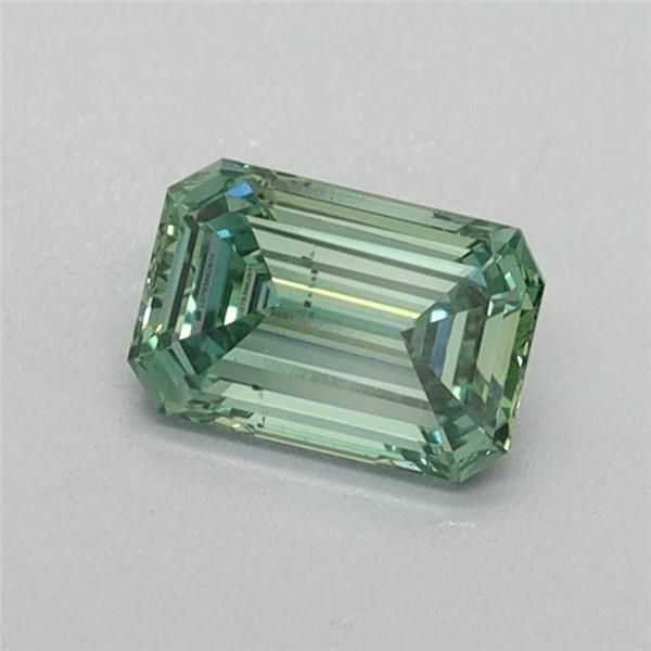 0.46 CT Fancy Vivid Green EMERALD