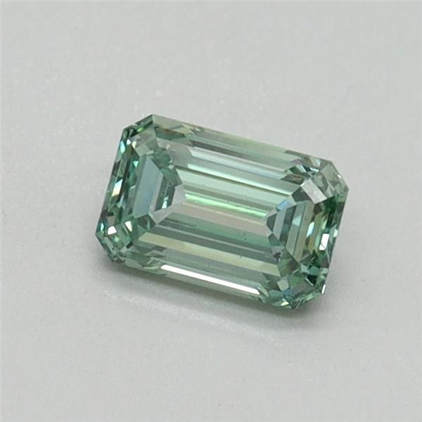 0.42 CT Fancy Vivid Green EMERALD