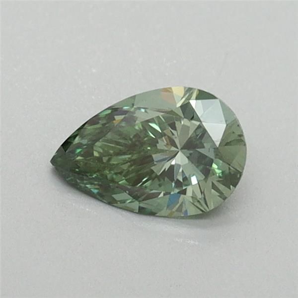 0.4 CT Fancy Vivid Green PEAR