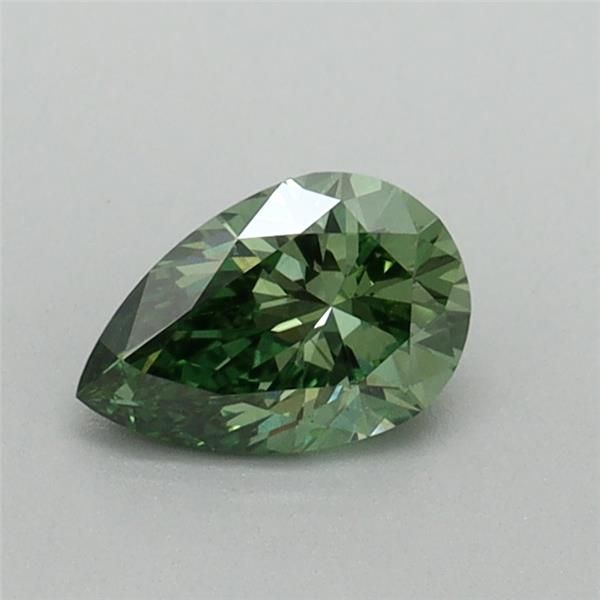 0.4 CT Fancy Vivid Green PEAR