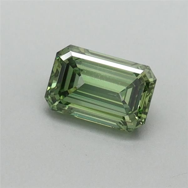 0.41 CT Fancy Vivid Green EMERALD