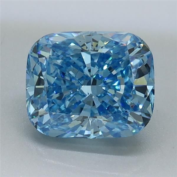 1.15 CT Fancy Vivid Blue CUSHION MODIFIED