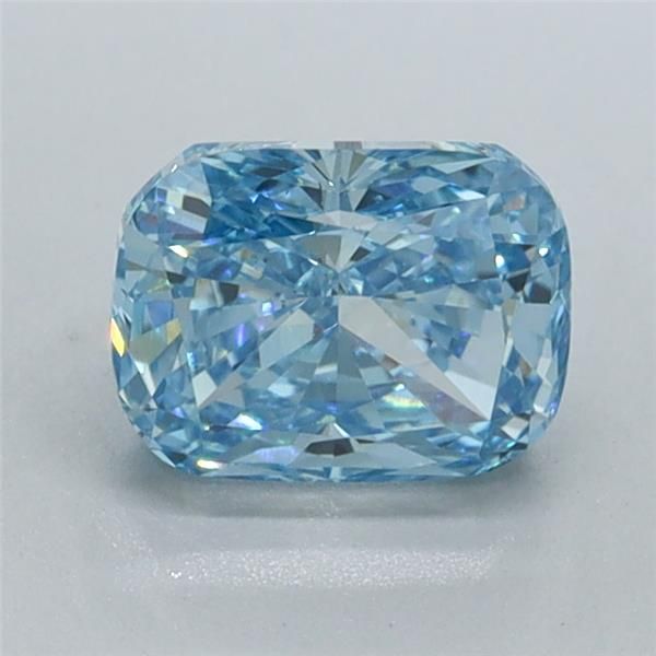1.01 CT Fancy Vivid Blue CUSHION MODIFIED
