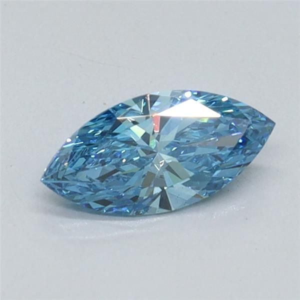 0.4 CT Fancy Vivid Blue MARQUISE