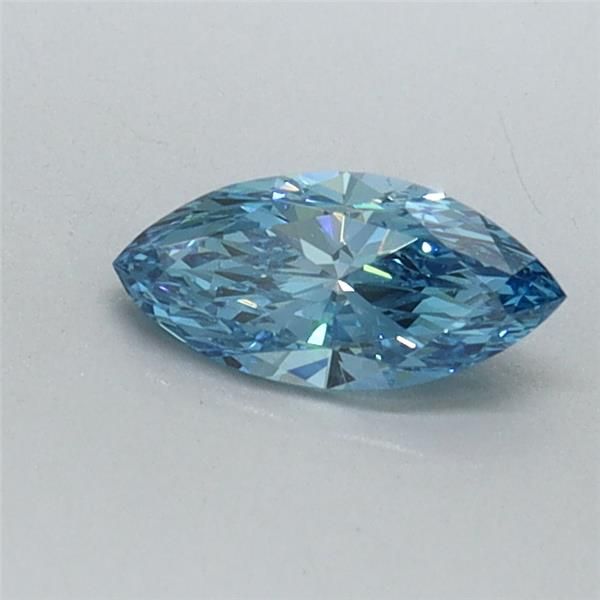 0.35 CT Fancy Vivid Blue MARQUISE