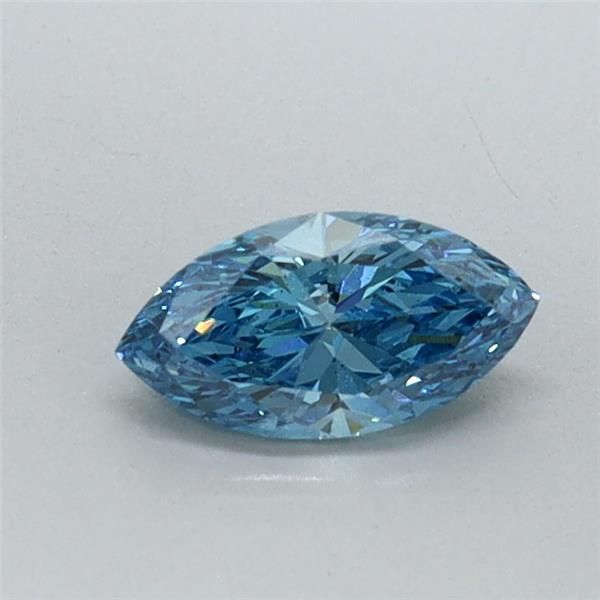 0.35 CT Fancy Vivid Blue MARQUISE