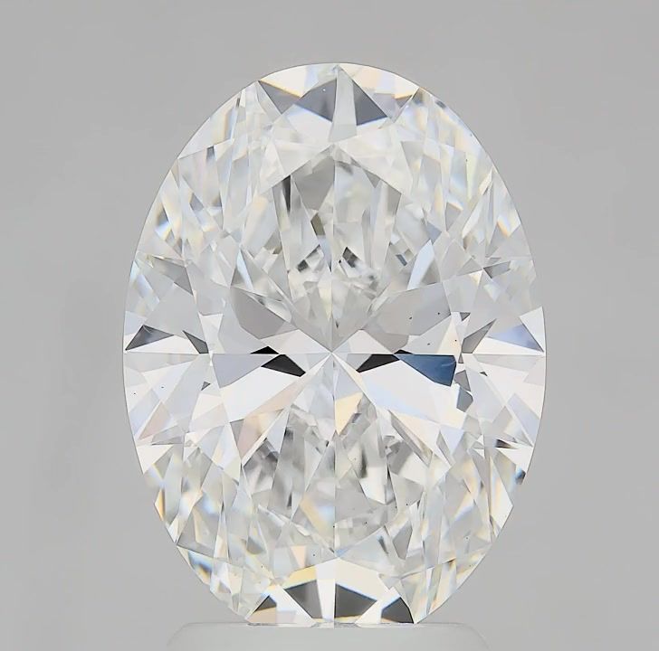 3.04 ct. oval Lab Grown Diamond front image