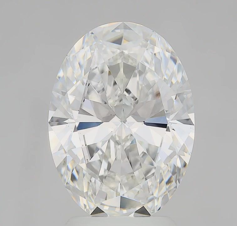 3.02 ct. oval Lab Grown Diamond front image