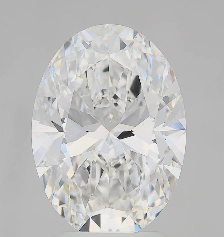 3.08 ct. oval Lab Grown Diamond front image