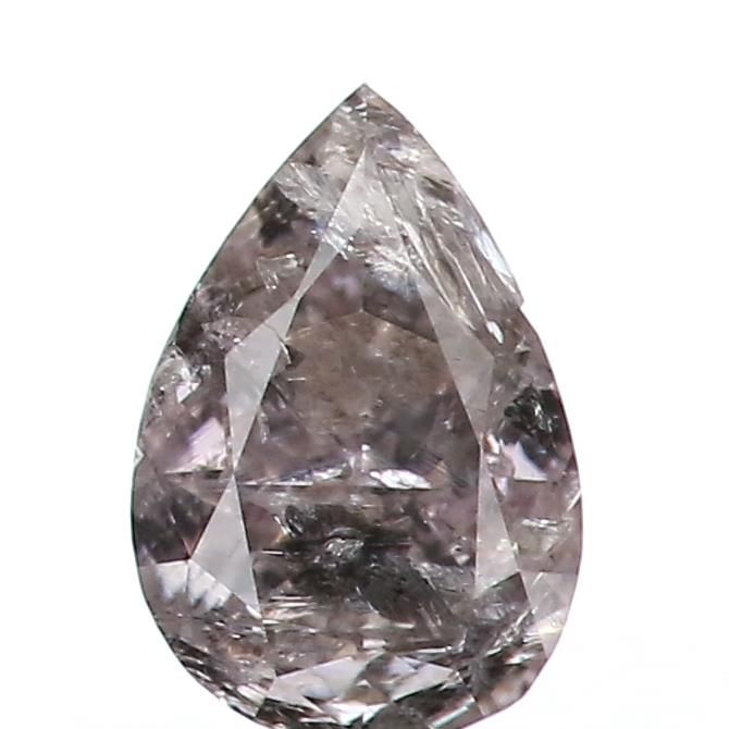 Diament 0.39 ct Salt and Pepper/I2
